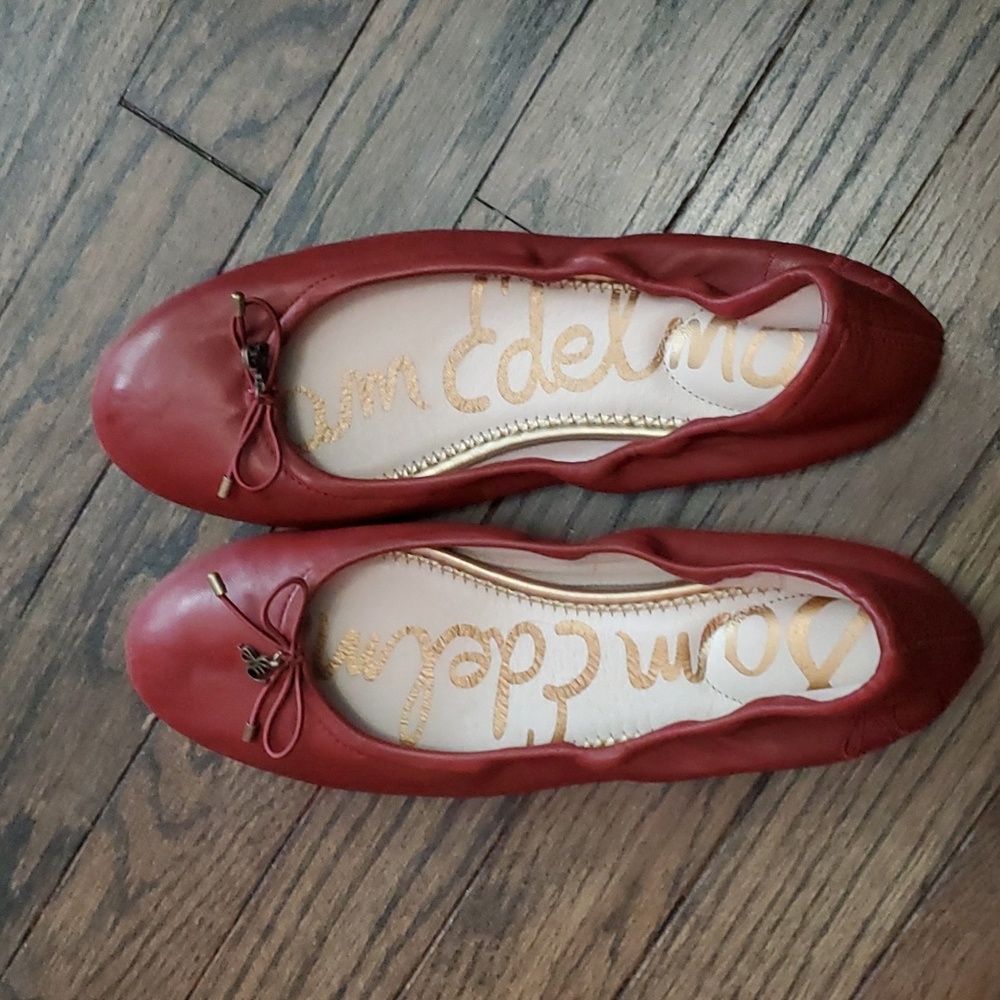 Sam Edelman, size 8, brown/red